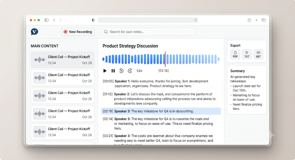 Voice Notes AI